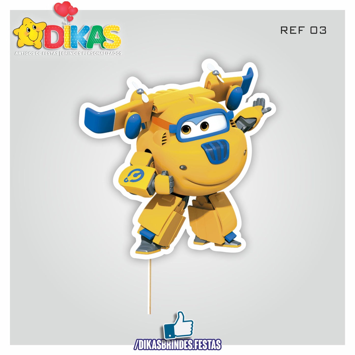 FIGURAS DECORATIVAS PARA BOLO - SUPER WINGS