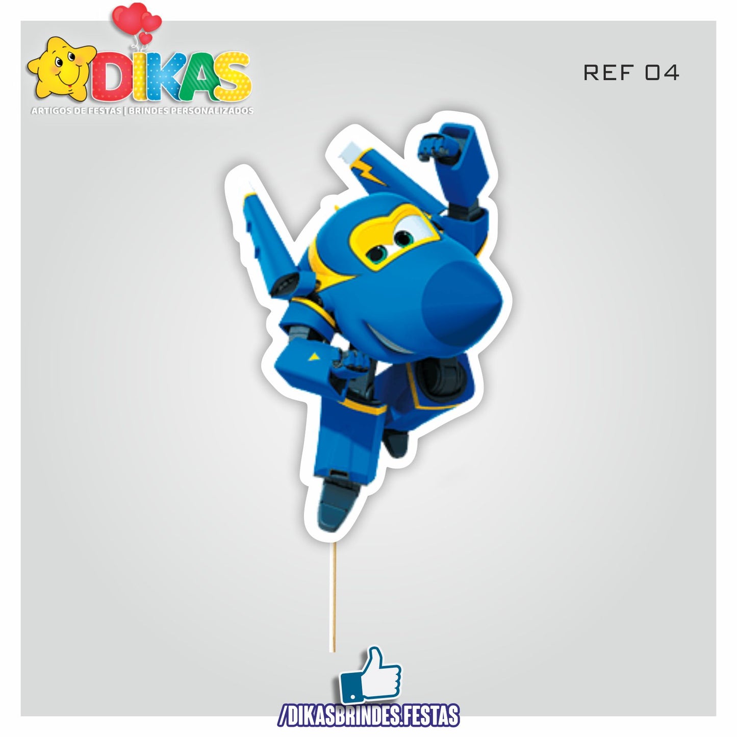 FIGURAS DECORATIVAS PARA BOLO - SUPER WINGS