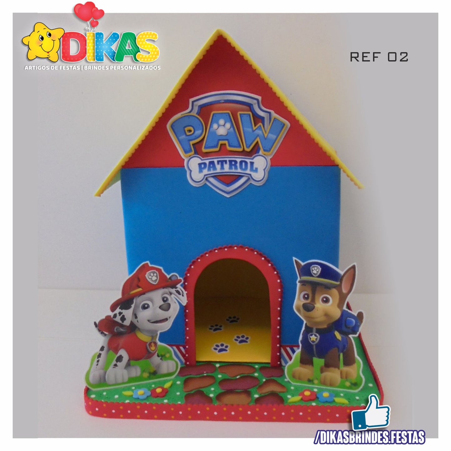 DECORAÇÃO DE MESA ARTESANAL - PATRULHA PATA