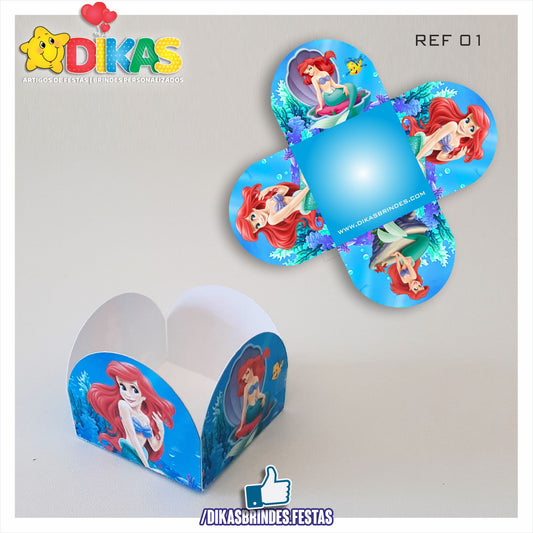 PORTA-FORMINHAS TEMÁTICAS - PEQUENA SEREIA