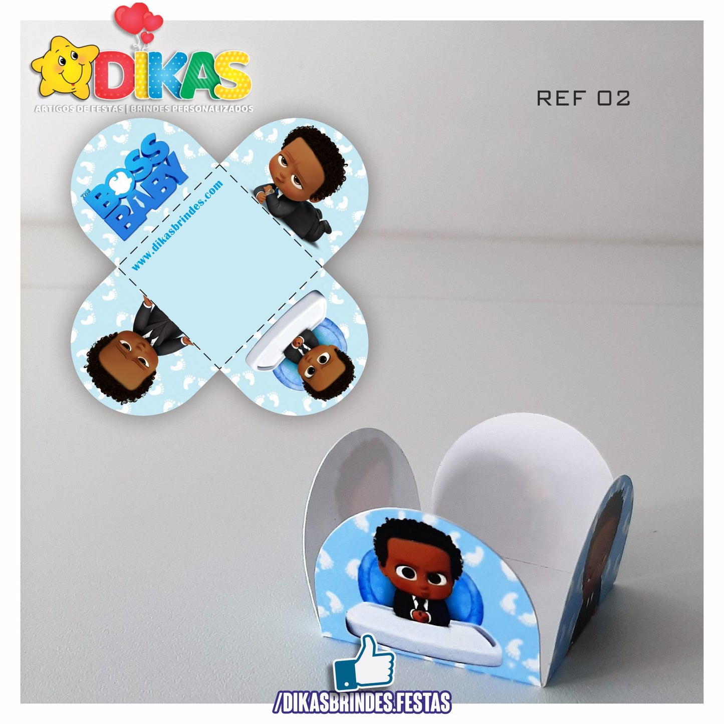 PORTA-FORMINHAS TEMÁTICAS - BOSS BABY