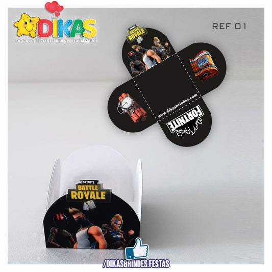 PORTA-FORMINHAS TEMÁTICAS - FORTNITE