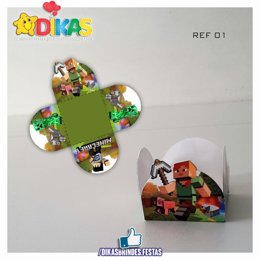 PORTA-FORMINHAS TEMÁTICAS - MINECRAFT