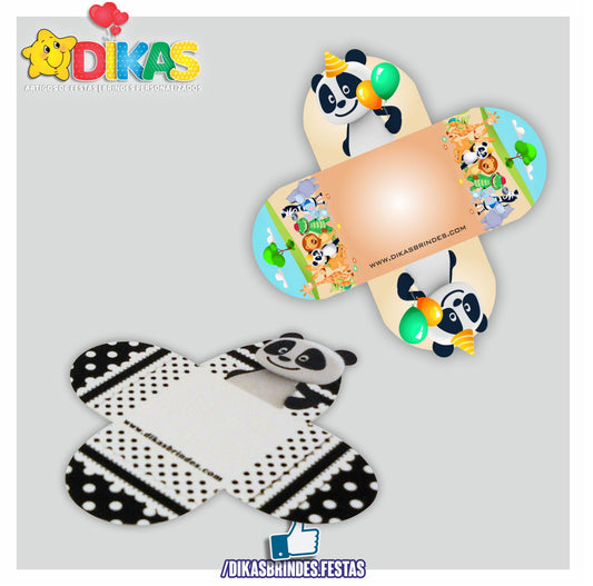 PORTA-FORMINHAS TEMÁTICAS - PANDA E OS AMIGOS