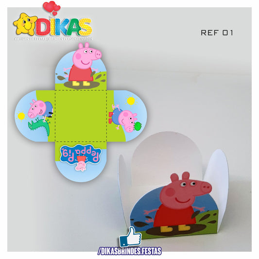 PORTA-FORMINHAS TEMÁTICAS - PORQUINHA PEPPA