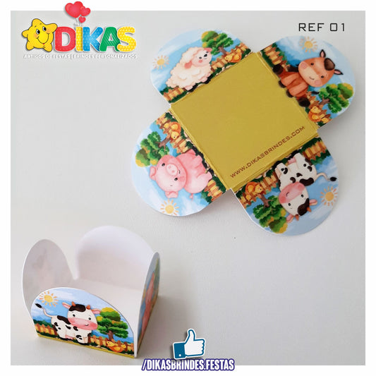 PORTA-FORMINHAS TEMÁTICAS - ANIMAIS DA QUINTA