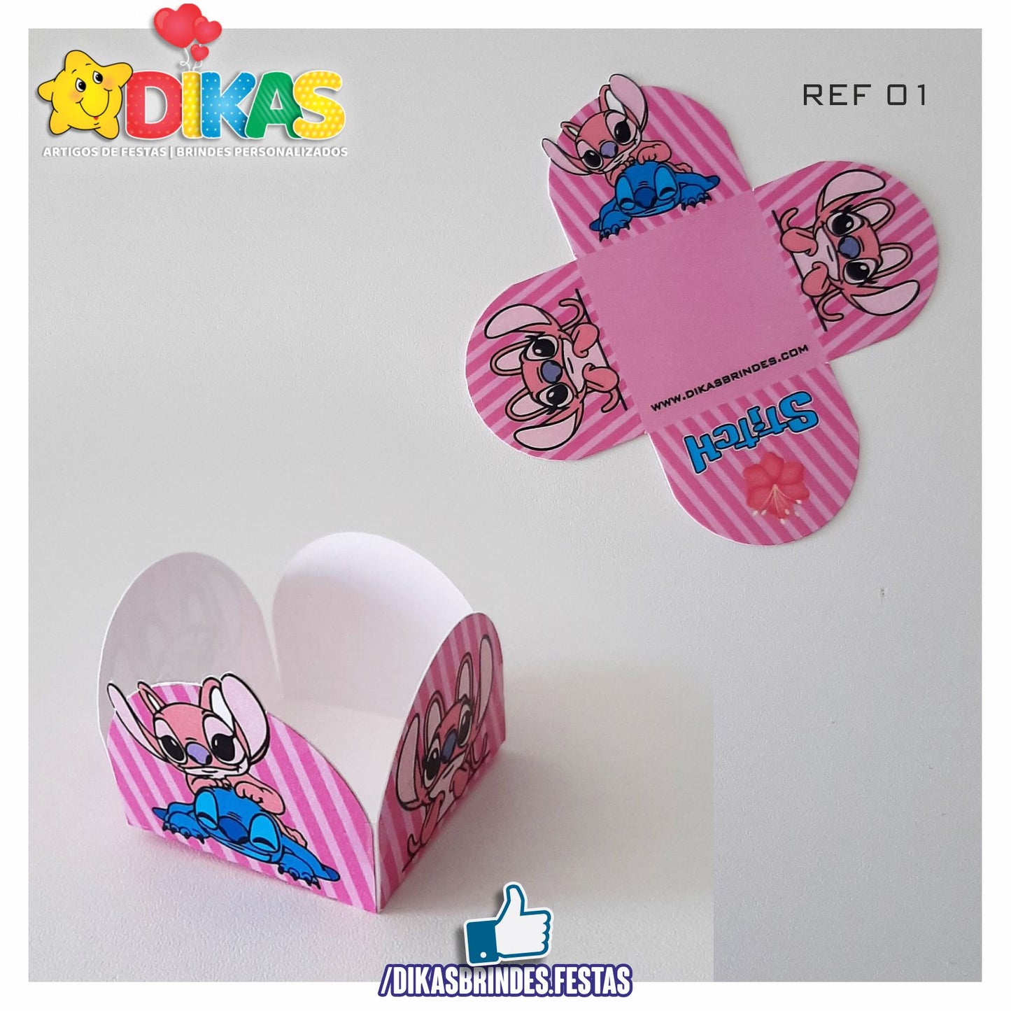 PORTA-FORMINHAS TEMÁTICAS - STITCH