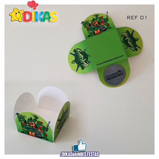 PORTA-FORMINHAS TEMÁTICAS - TARTARUGAS NINJA