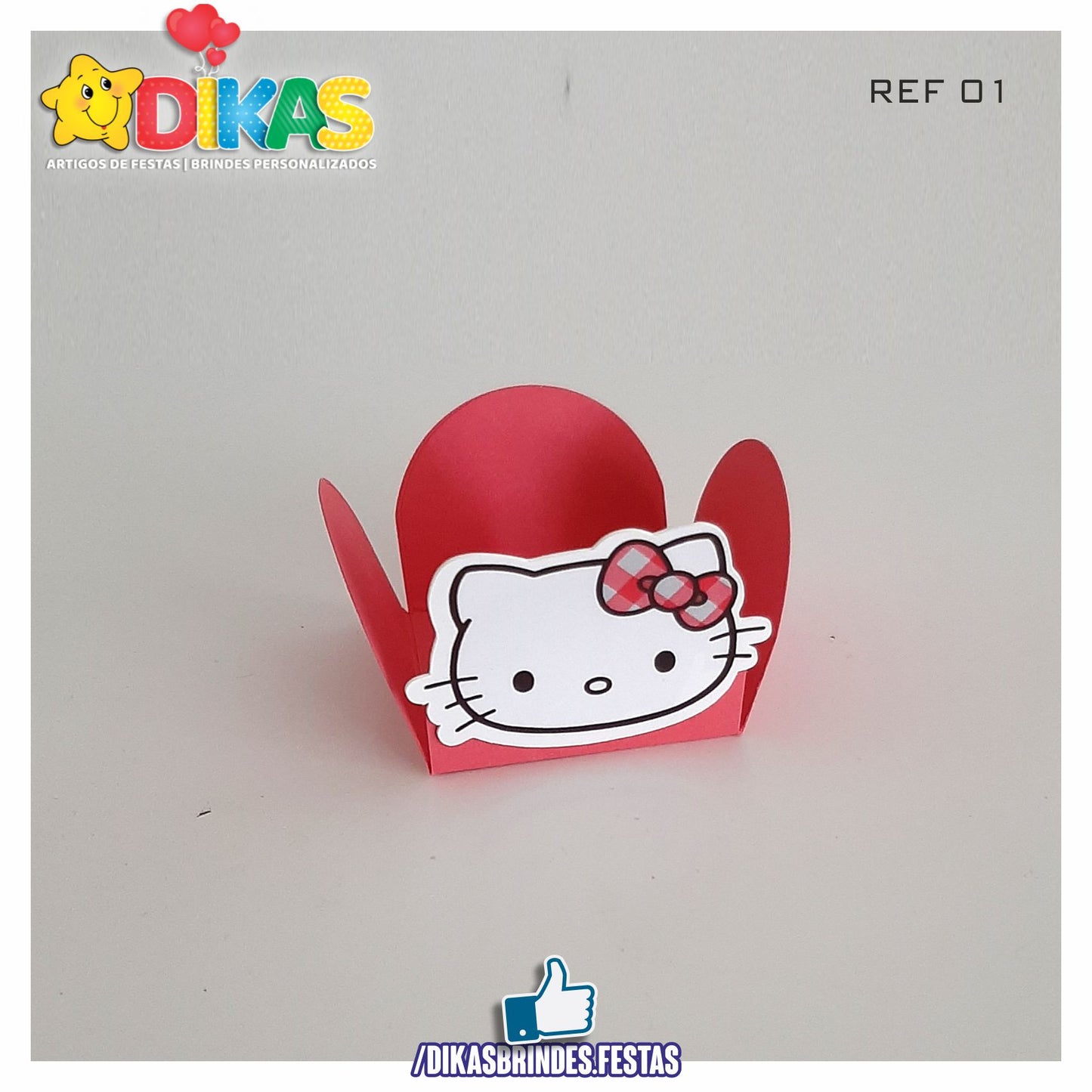 PORTA-FORMINHA C/ APLIQUE - HELLO KITTY
