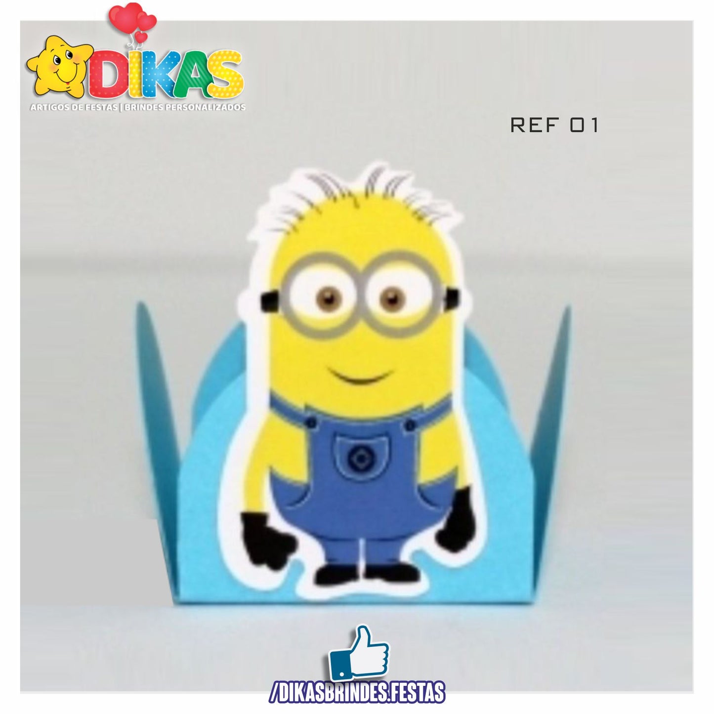 PORTA-FORMINHA C/ APLIQUE - MINIONS