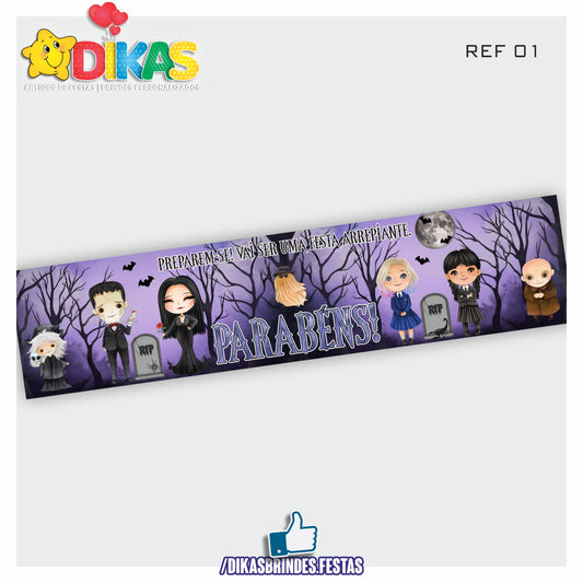 FAIXA TEMÁTICA E/OU PERSONALIZADA - WANDINHA