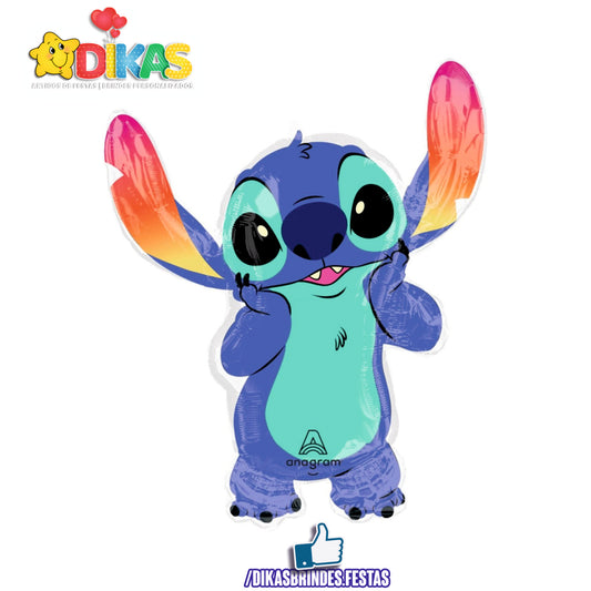 BALÃO FOIL STITCH 24"