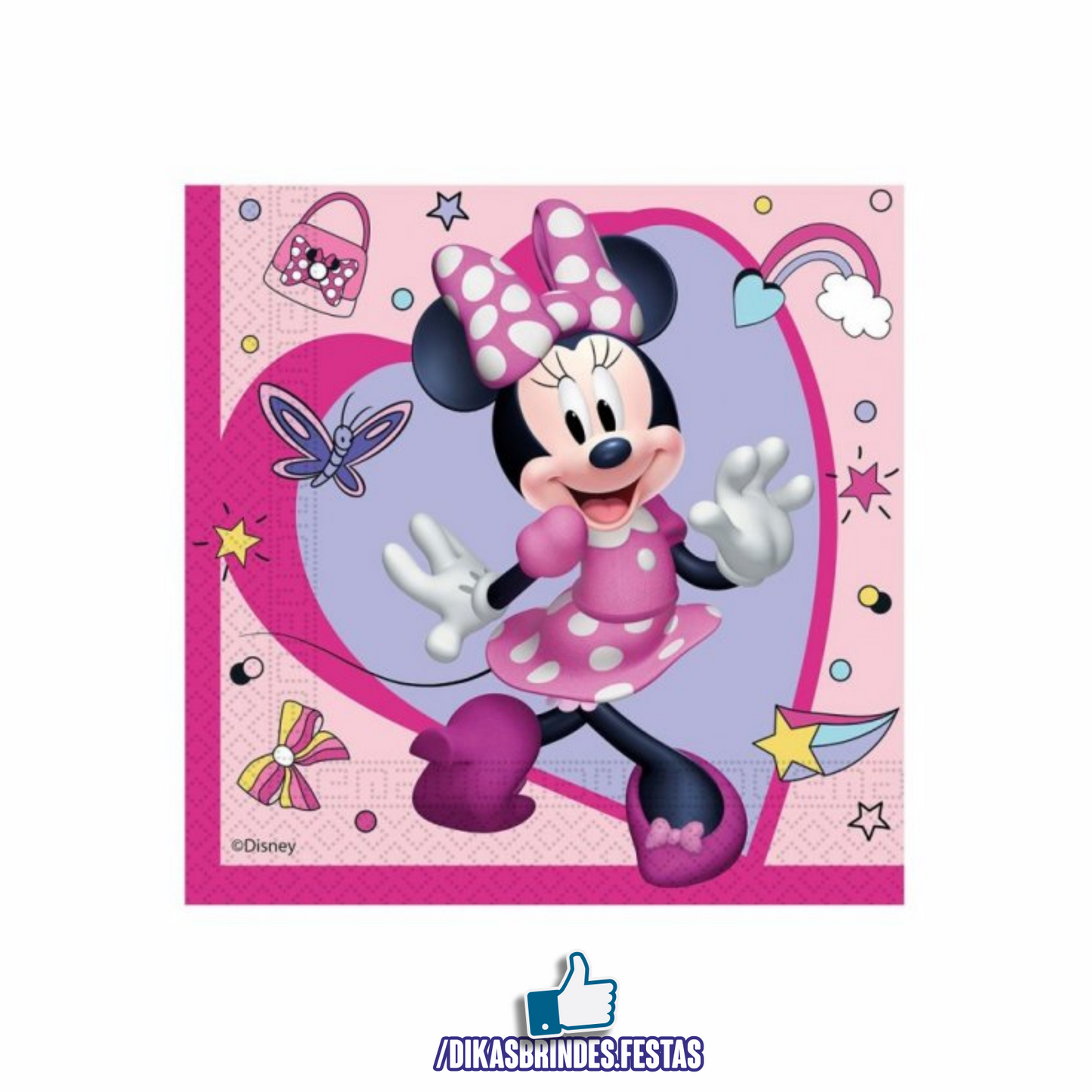 GUARDANAPOS MINNIE ROSA