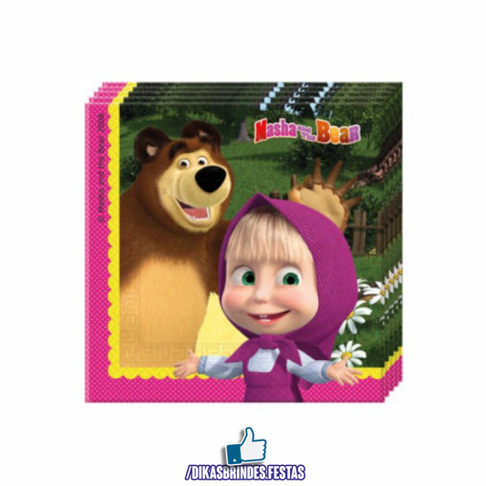 GUARDANAPOS MASHA E O URSO
