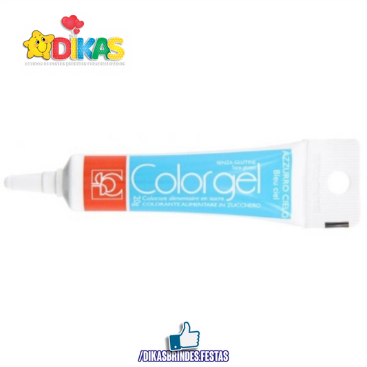 CORANTE EM GEL COLORGEL - AZUL CLARO
