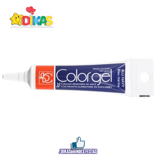 CORANTE EM GEL COLORGEL - AZUL ESCURO