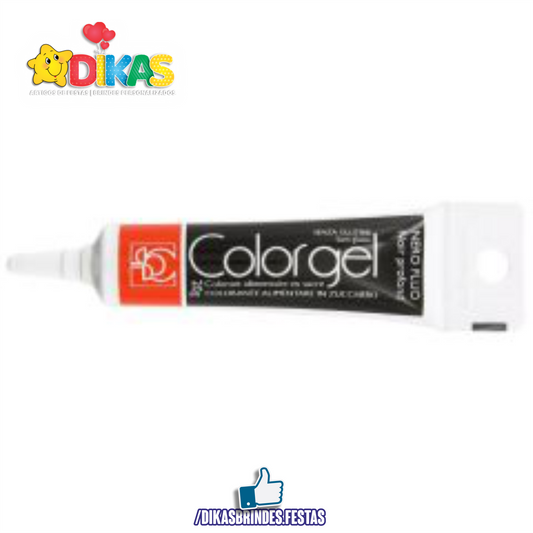 CORANTE EM GEL COLORGEL - PRETO