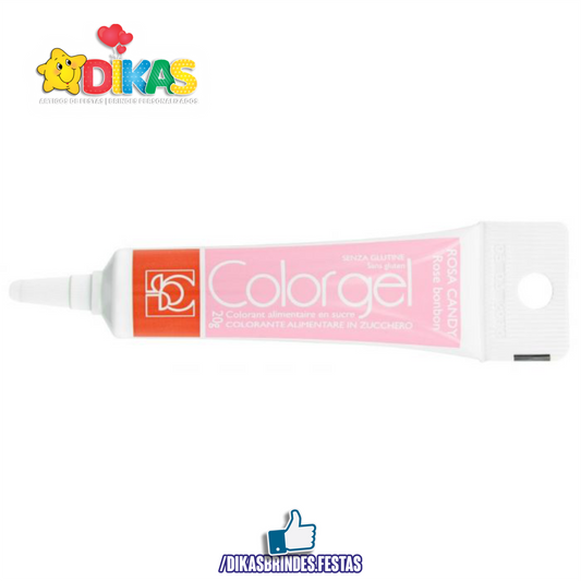 CORANTE EM GEL COLORGEL - ROSA CLARO