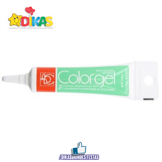 CORANTE EM GEL COLORGEL - VERDE MENTA