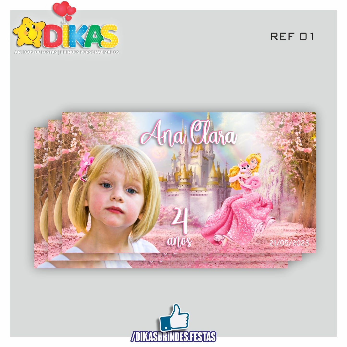 IMAN PERSONALIZADO - PRINCESA AURORA