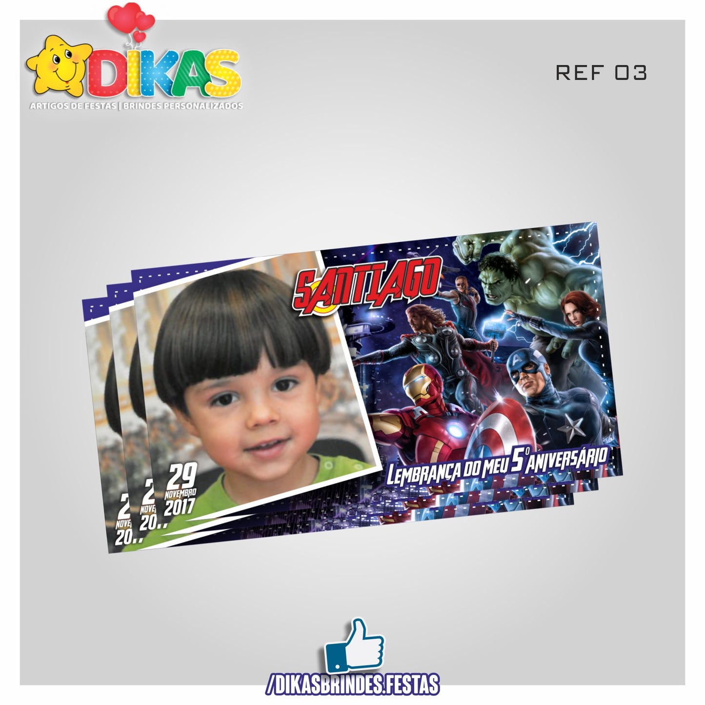 IMAN PERSONALIZADO - AVENGERS