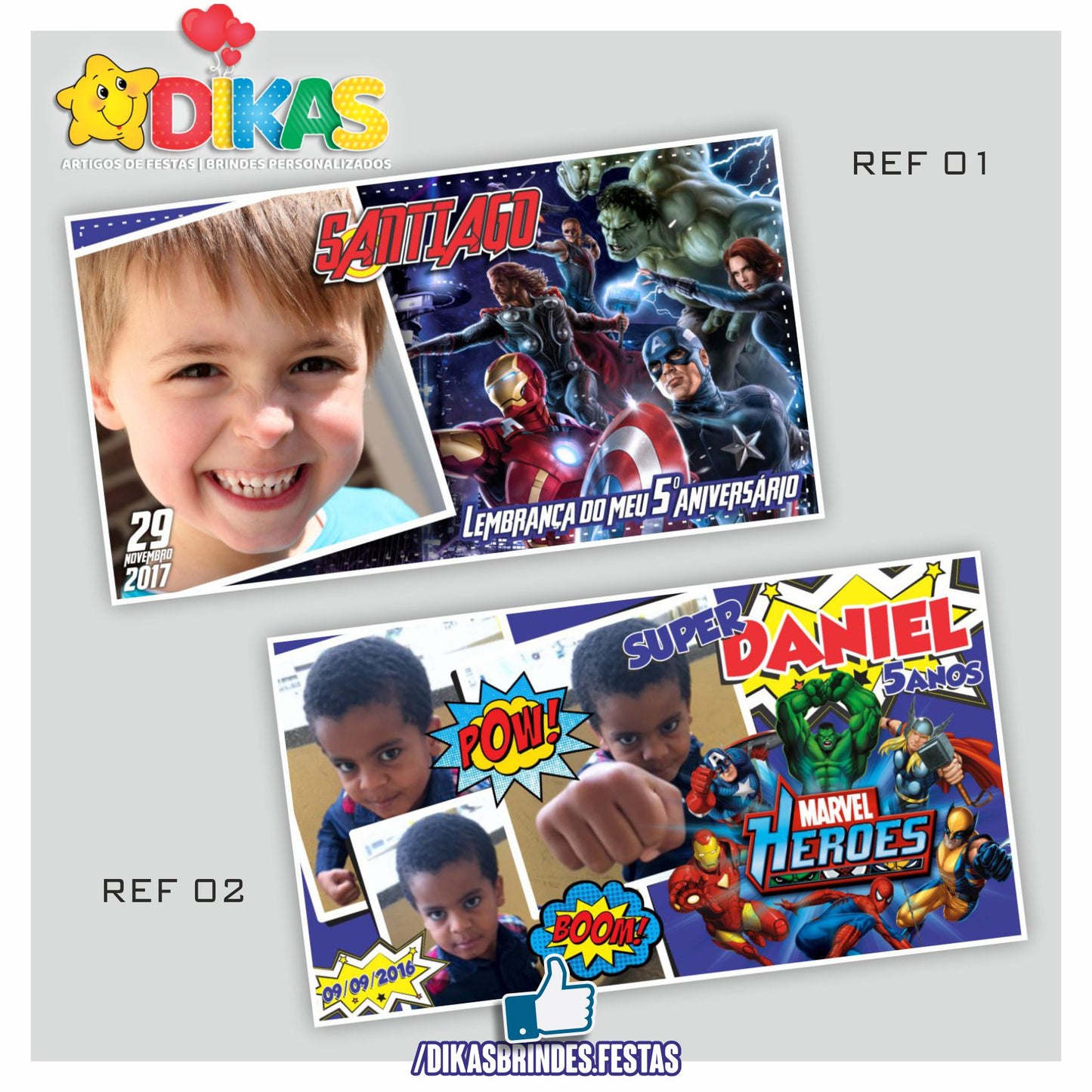 IMAN PERSONALIZADO - AVENGERS