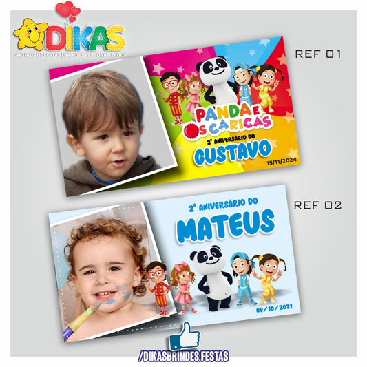 IMAN PERSONALIZADO - PANDA E OS CARICAS