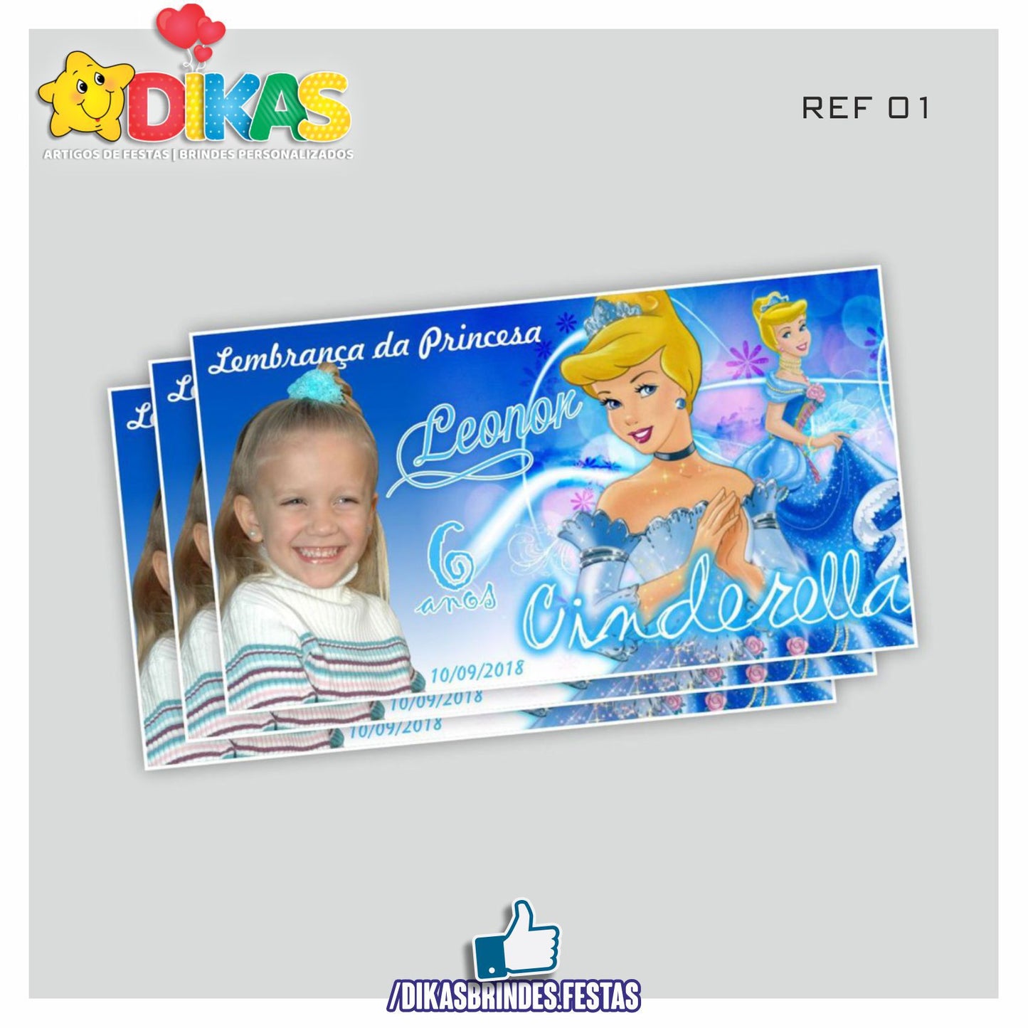 IMAN PERSONALIZADO - CINDERELA