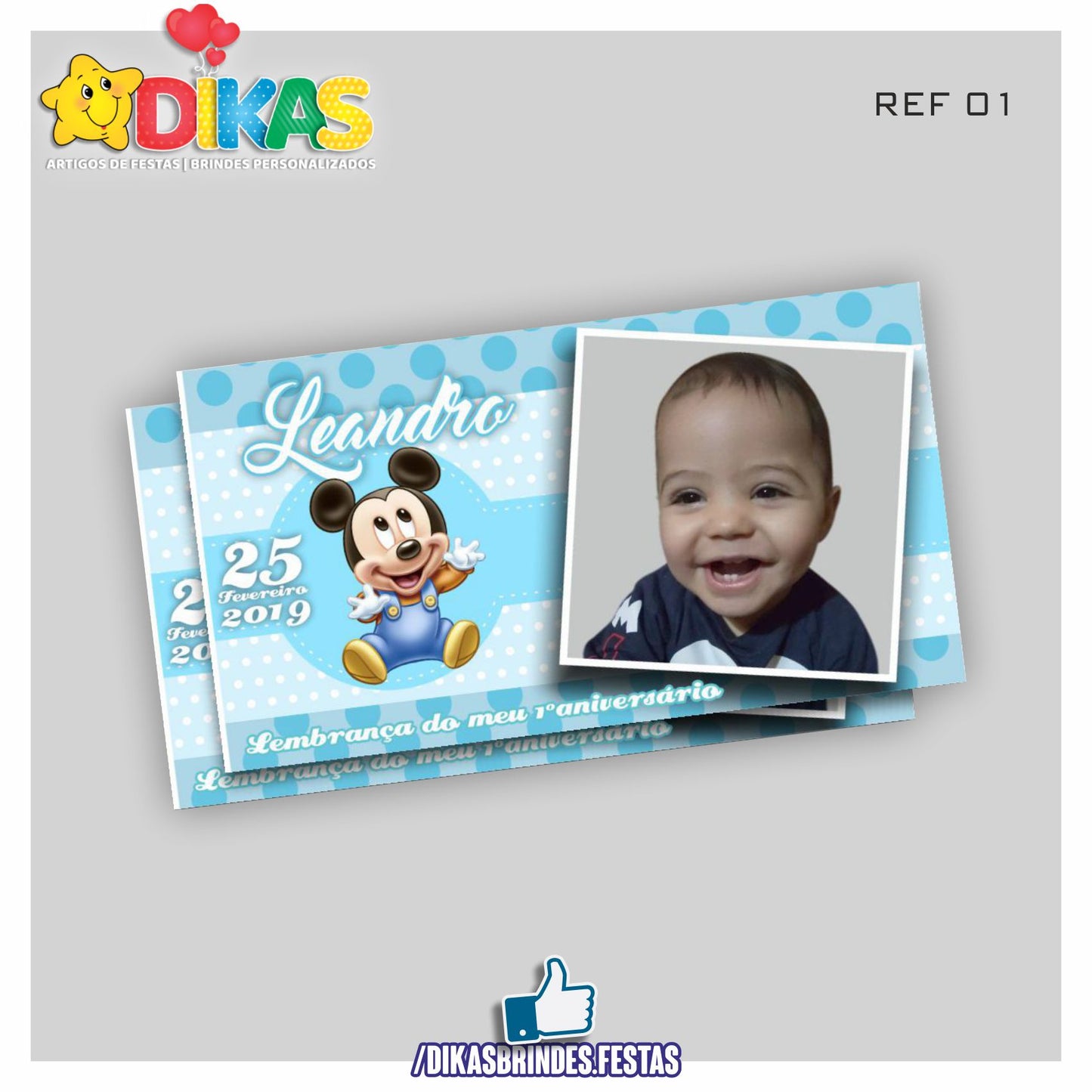 IMAN PERSONALIZADO - MICKEY BABY