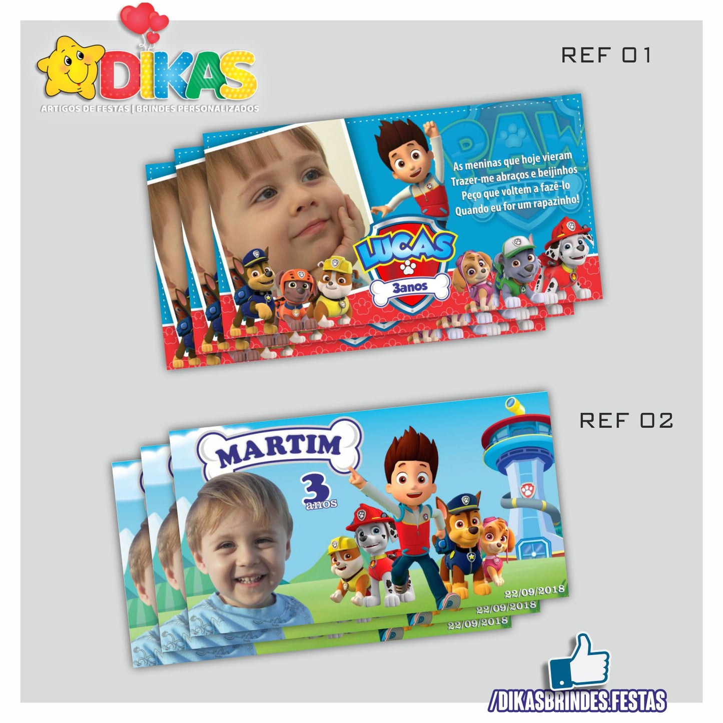 IMAN PERSONALIZADO - PATRULHA PATA