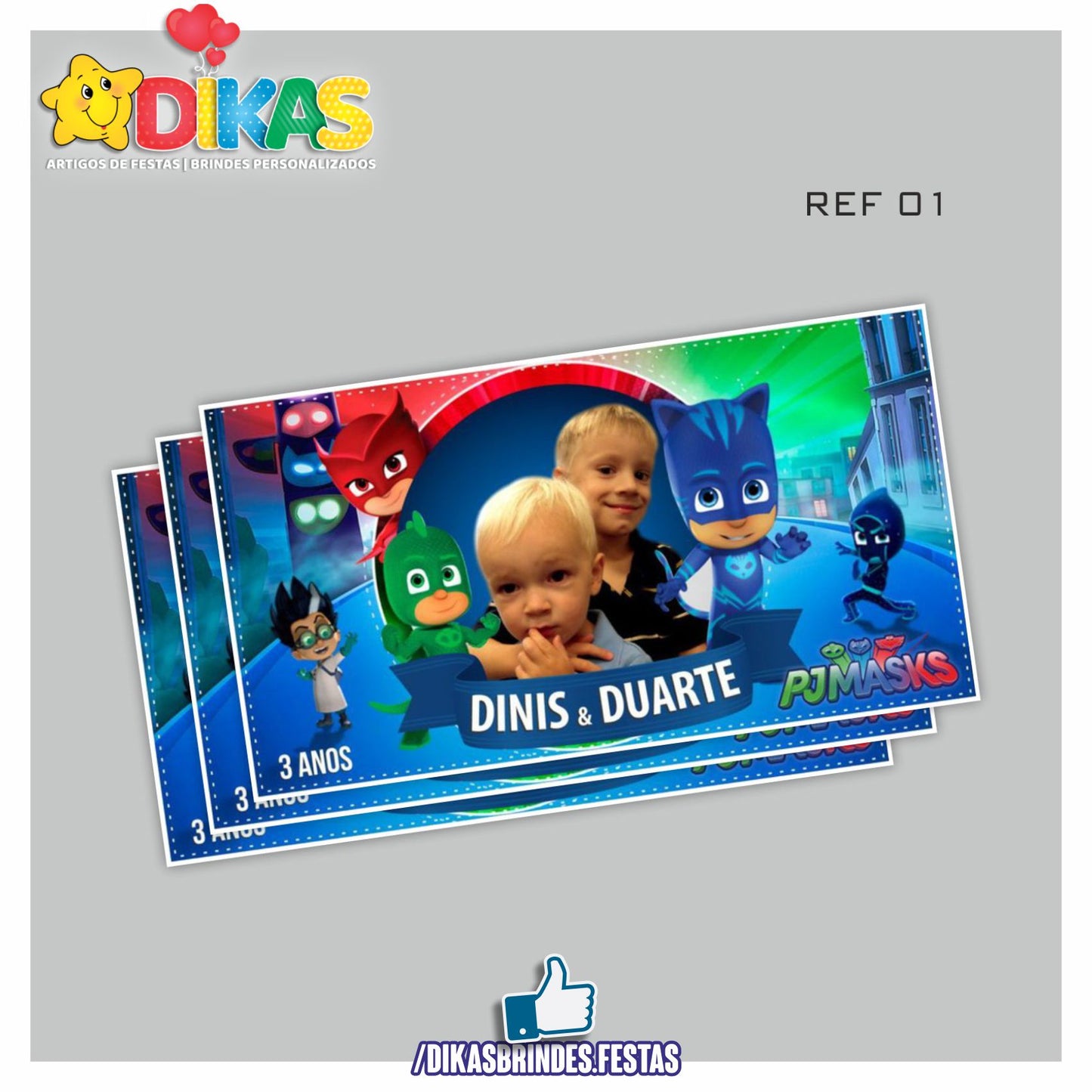 IMAN PERSONALIZADO - PJMASKS