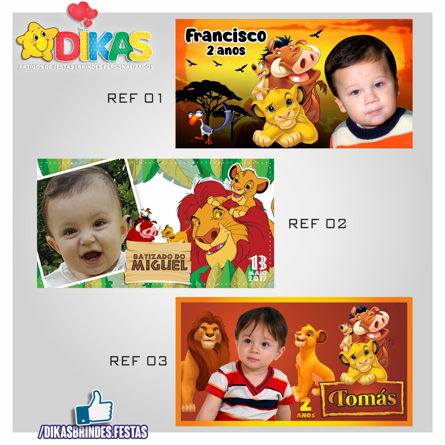 IMAN PERSONALIZADO - REI LEÃO