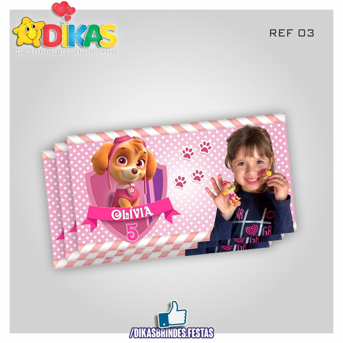 IMAN PERSONALIZADO - PATRULHA PATA SKYE