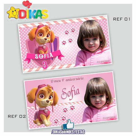 IMAN PERSONALIZADO - PATRULHA PATA SKYE