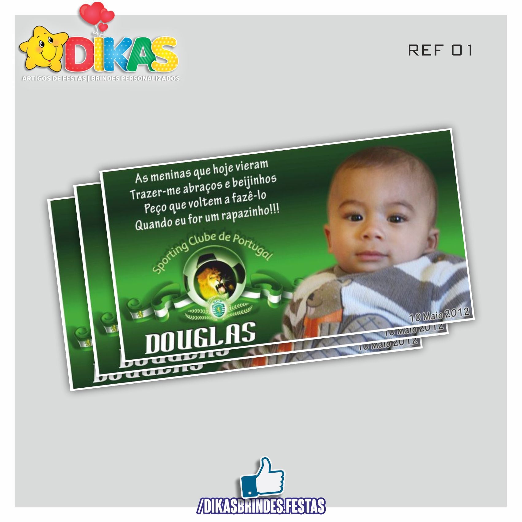 Íman Personalizado 100% Sporting - Dreambooks