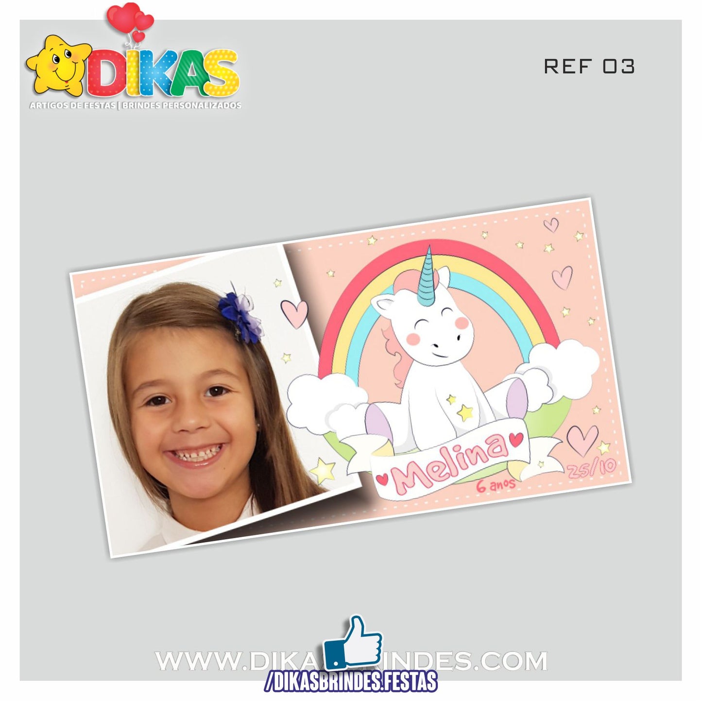 IMAN PERSONALIZADO - UNICÓRNIO