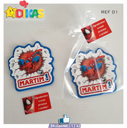 IMAN ARTESANAL PERSONALIZADO - HOMEM ARANHA