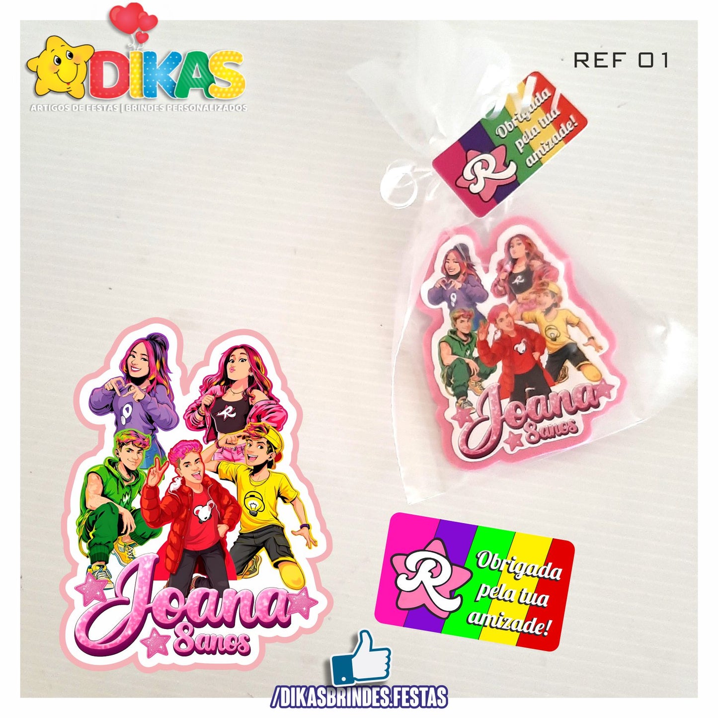 IMAN ARTESANAL PERSONALIZADO - GRUPO DOS ROSA