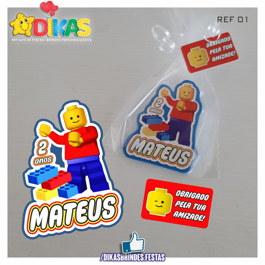 IMAN ARTESANAL PERSONALIZADO - LEGO