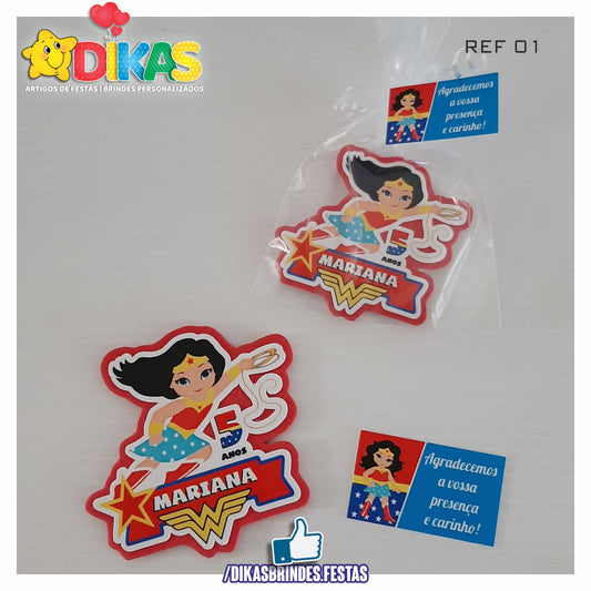 IMAN ARTESANAL PERSONALIZADO - MULHER MARAVILHA