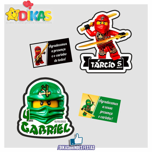 IMAN ARTESANAL PERSONALIZADO - NINJAGO