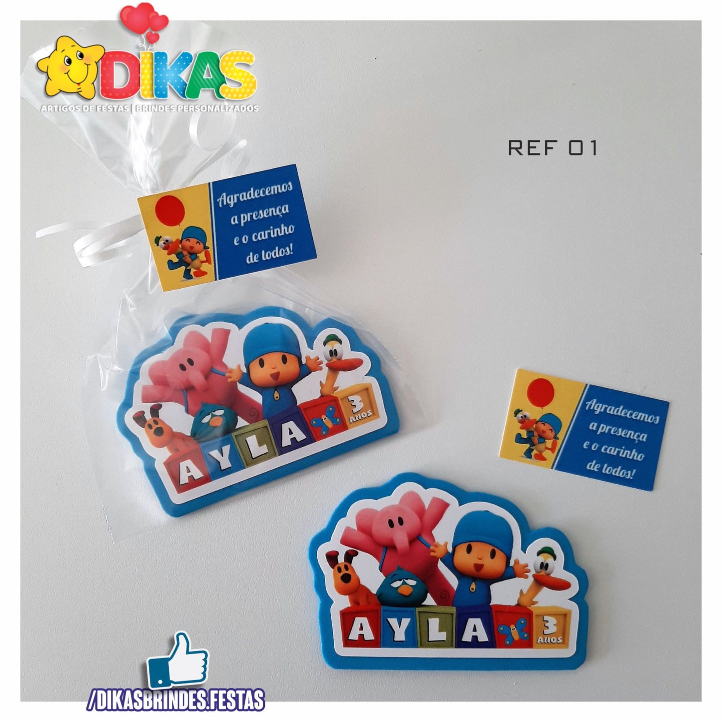 IMAN ARTESANAL PERSONALIZADO - POCOYO