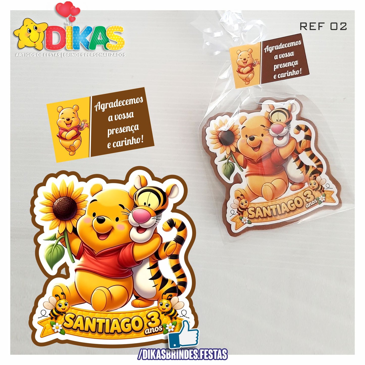 IMAN ARTESANAL PERSONALIZADO - POOH