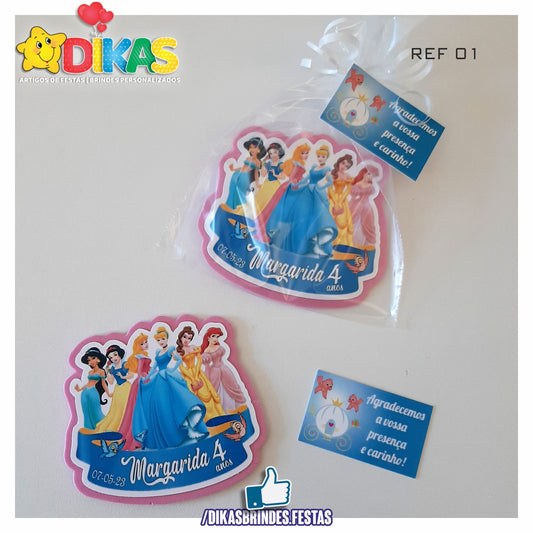 IMAN ARTESANAL PERSONALIZADO - PRINCESAS DISNEY