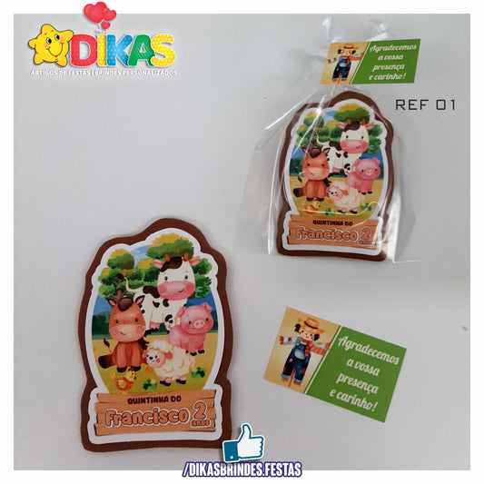 IMAN ARTESANAL PERSONALIZADO - ANIMAIS DA QUINTA