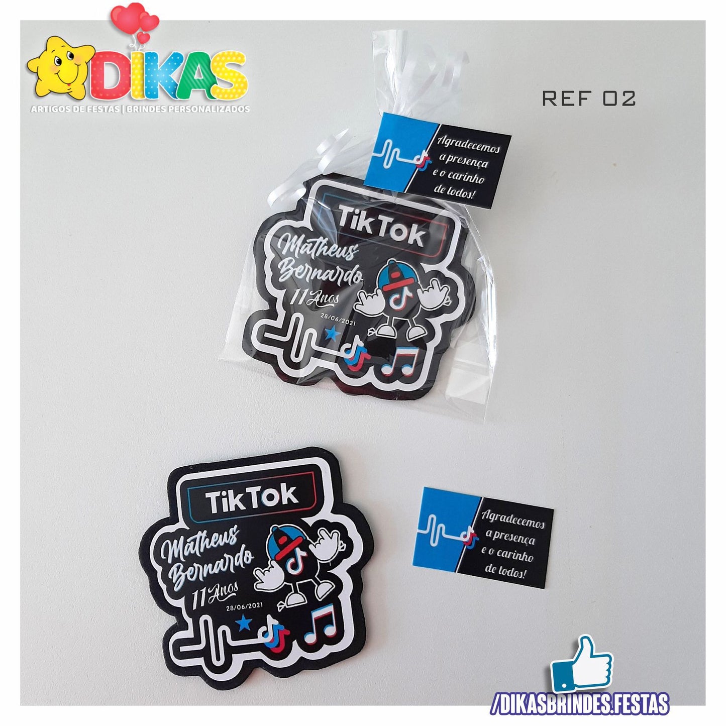 IMAN ARTESANAL PERSONALIZADO - TIK TOK