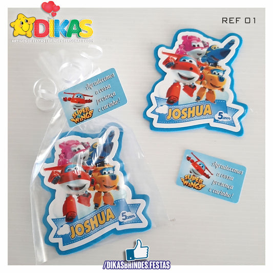 IMAN ARTESANAL PERSONALIZADO - SUPER WINGS