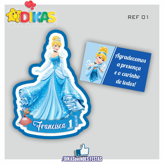 IMAN ARTESANAL PERSONALIZADO - CINDERELA