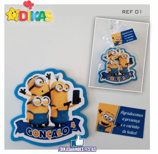 IMAN ARTESANAL PERSONALIZADO - MINIONS