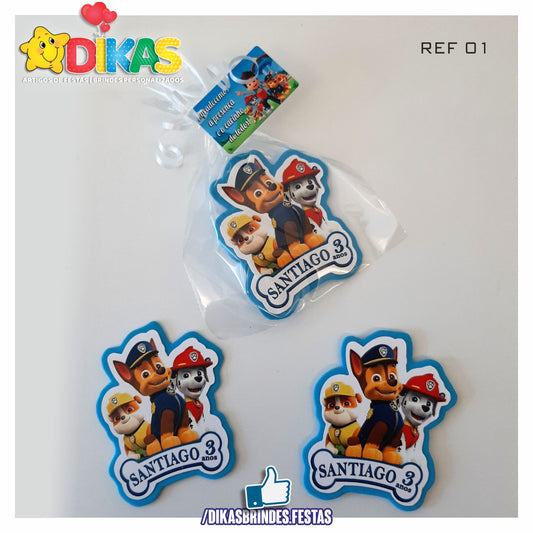 IMAN ARTESANAL PERSONALIZADO - PATRULHA PATA